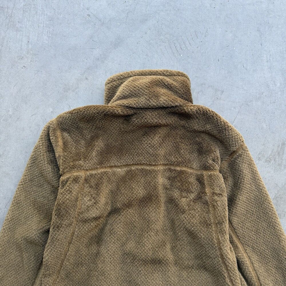 Patagonia Womens S Brown Full Zip Re-Tool Fuzzy Fleece Jacket Casual Outdoor - Picture 4 of 8